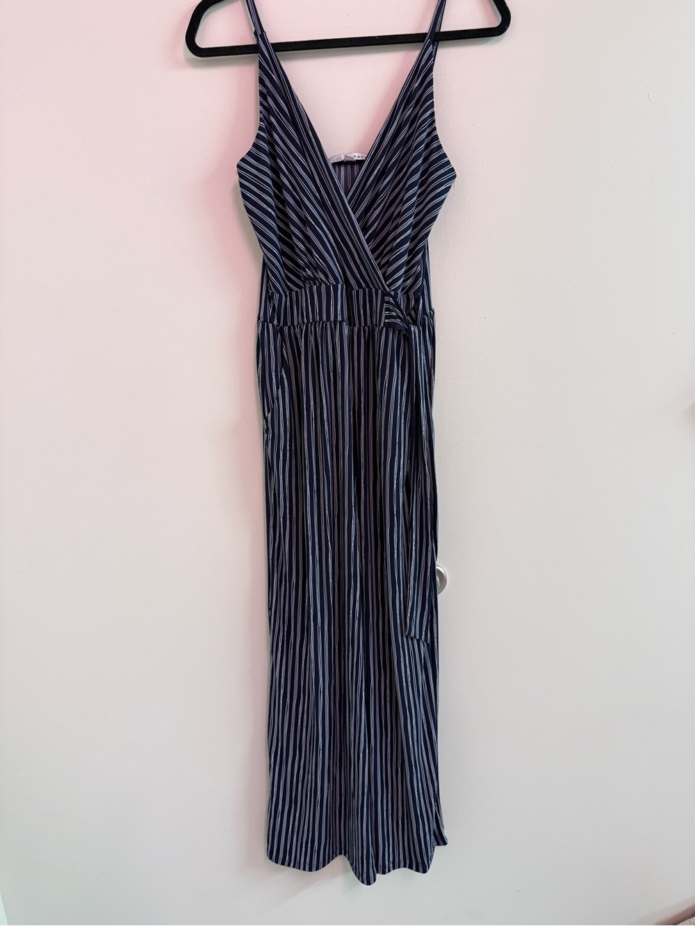 Baltic Born Navy and White Striped Jumpsuit